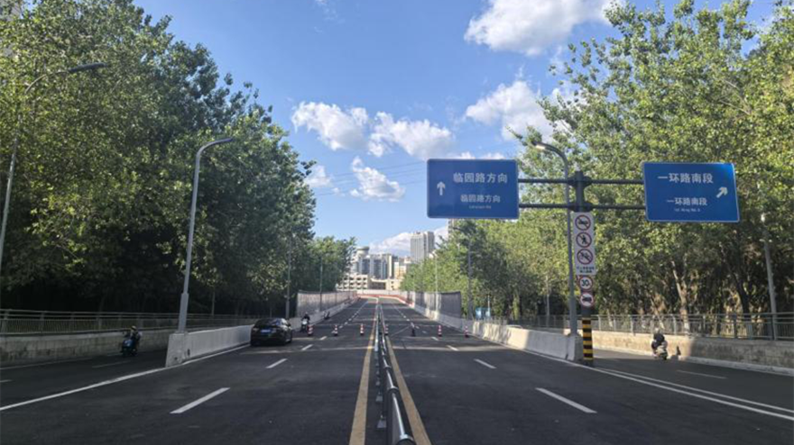 綿陽(yáng)市創(chuàng)業(yè)大道南延線(xiàn)御營(yíng)片區(qū)段通車(chē)?